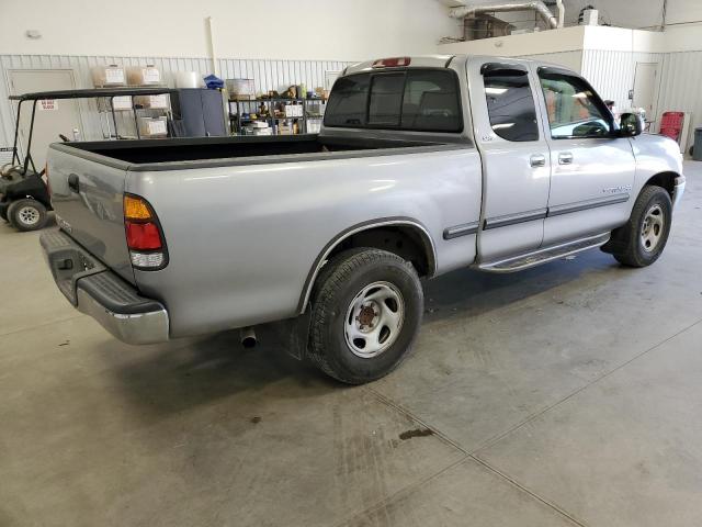 5TBRN34122S229320 - 2002 TOYOTA TUNDRA ACCESS CAB SR5 SILVER photo 3