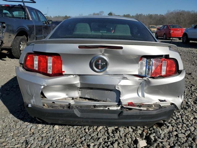 1ZVBP8AM3C5266024 - 2012 FORD MUSTANG SILVER photo 6