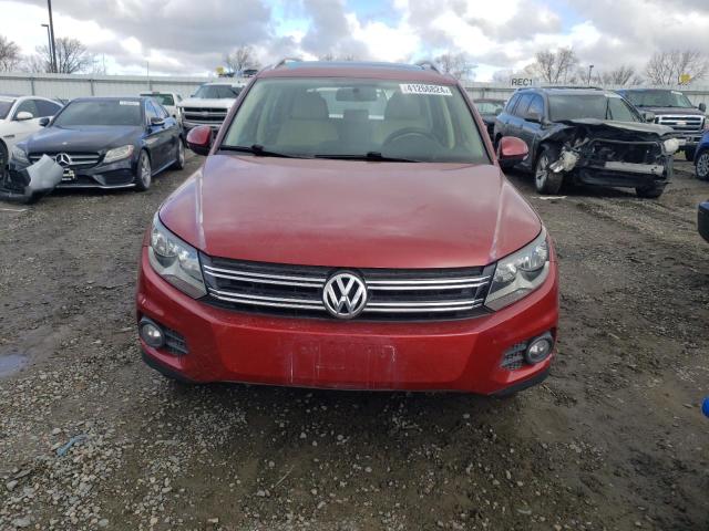 WVGAV7AX8CW003929 - 2012 VOLKSWAGEN TIGUAN S RED photo 5