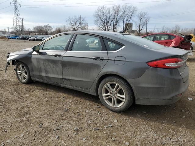 3FA6P0H70JR110173 - 2018 FORD FUSION SE BLACK photo 2