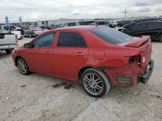 2T1BU4EE9AC393769 - 2010 TOYOTA COROLLA BASE RED photo 2