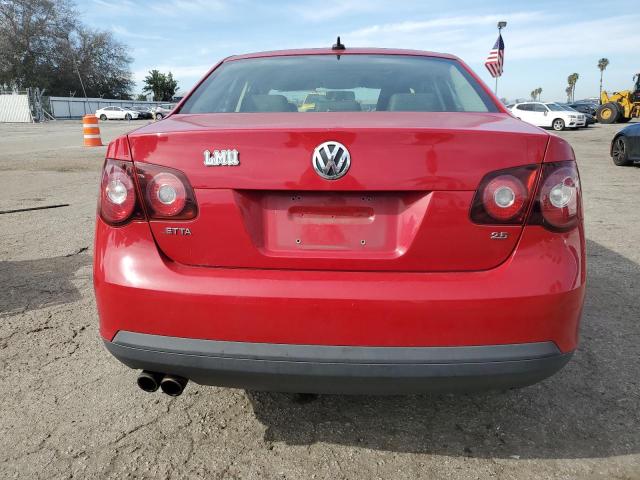 3VWRZ71K09M058042 - 2009 VOLKSWAGEN JETTA SE RED photo 6