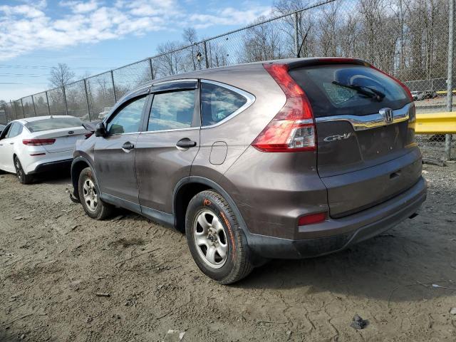 2HKRM4H37FH698815 - 2015 HONDA CR-V LX TAN photo 2