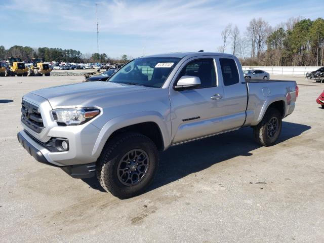 5TFSZ5AN1HX110371 - 2017 TOYOTA TACOMA ACCESS CAB ვერცხლისფერი ფოტო 1