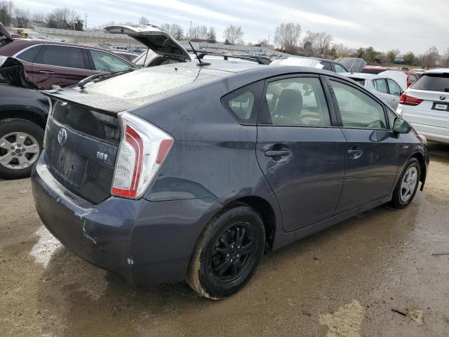 JTDKN3DU5C1515387 - 2012 TOYOTA PRIUS GRAY photo 3