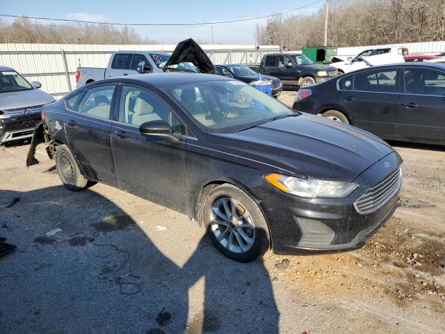 3FA6P0H78LR129086 - 2020 FORD FUSION SE BLACK photo 4