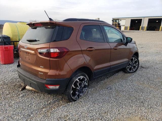 MAJ6S3JLXKC306340 - 2019 FORD ECOSPORT SES ORANGE photo 3