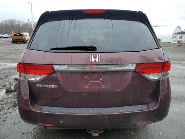 5FNRL5H48EB066954 - 2014 HONDA ODYSSEY EX MAROON photo 6