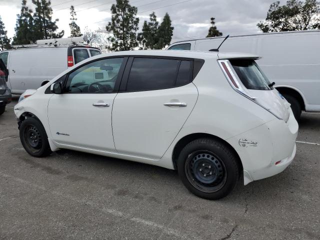 1N4AZ0CP9DC416559 - 2013 NISSAN LEAF S WHITE photo 2