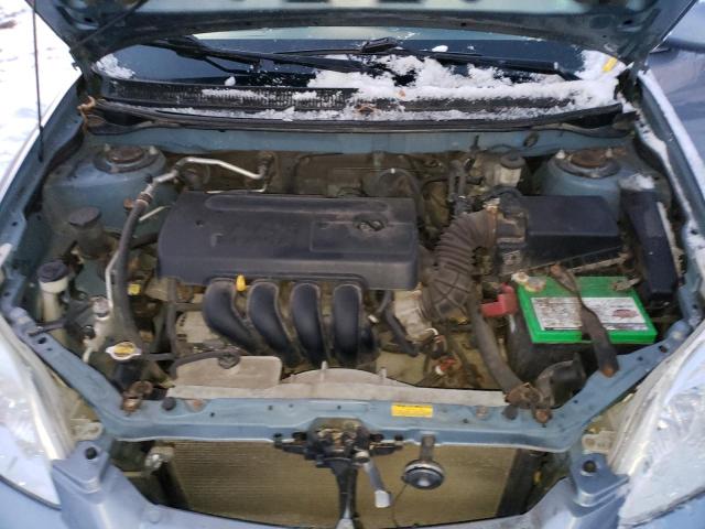 2T1KR32EX6C611662 - 2006 TOYOTA COROLLA MA XR SILVER photo 11