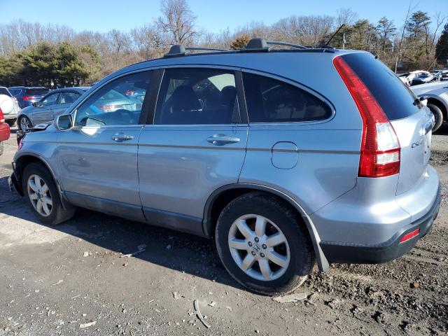 5J6RE38779L021414 - 2009 HONDA CR-V EXL SILVER photo 2