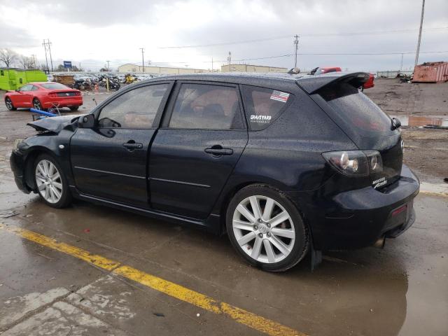 JM1BK34M681107741 - 2008 MAZDA SPEED 3 BLACK photo 2