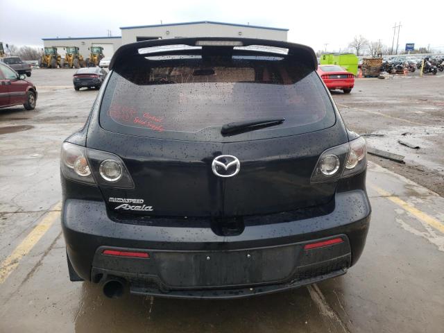 JM1BK34M681107741 - 2008 MAZDA SPEED 3 BLACK photo 6