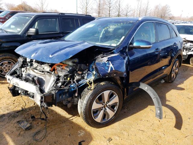 KNDCC3LC1J5155415 - 2018 KIA NIRO EX BLUE photo 1