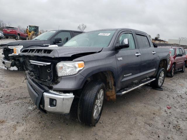 5TFFW5F19GX210703 - 2016 TOYOTA TUNDRA CREWMAX LIMITED GRAY photo 1