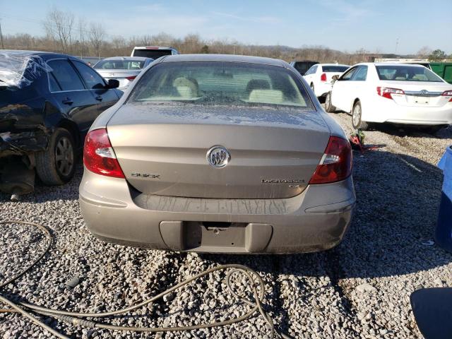 2G4WC552171118609 - 2007 BUICK LACROSSE CX TAN photo 6