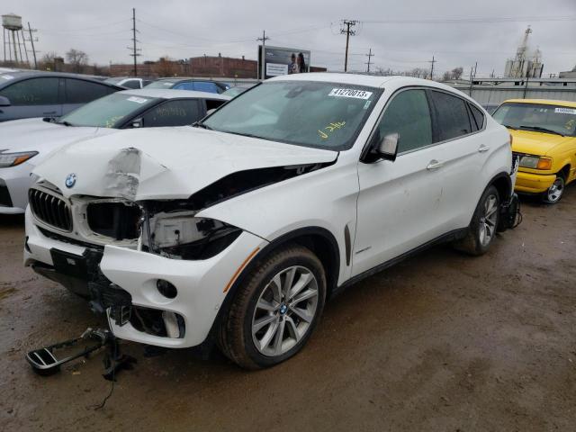 5UXKU2C55J0X50865 - 2018 BMW X6 XDRIVE35I WHITE photo 1