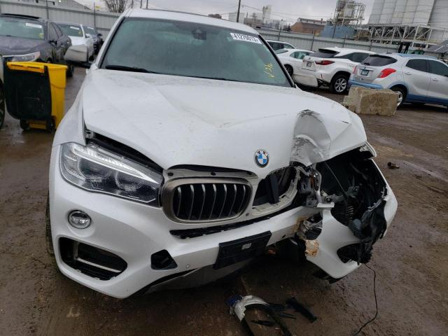 5UXKU2C55J0X50865 - 2018 BMW X6 XDRIVE35I WHITE photo 5