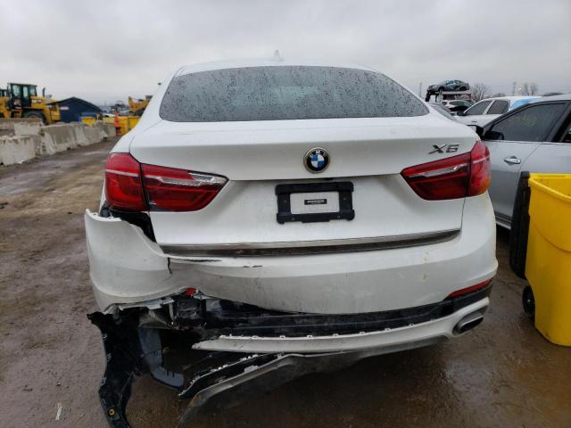 5UXKU2C55J0X50865 - 2018 BMW X6 XDRIVE35I Ақ фото 6