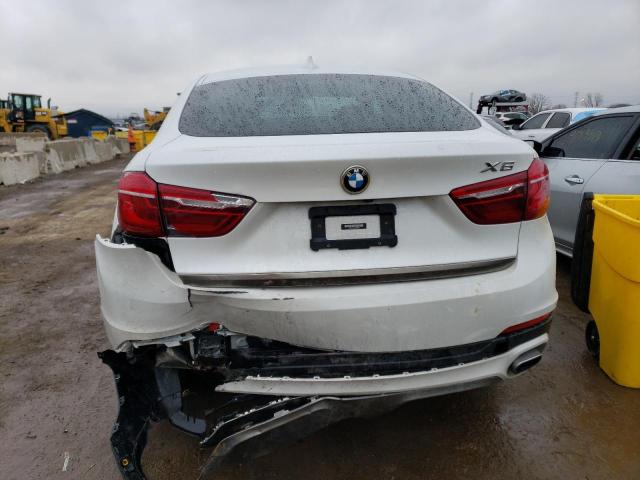 5UXKU2C55J0X50865 - 2018 BMW X6 XDRIVE35I WHITE photo 6