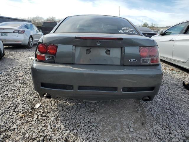 1FAFP4043YF160839 - 2000 FORD MUSTANG GRAY photo 6