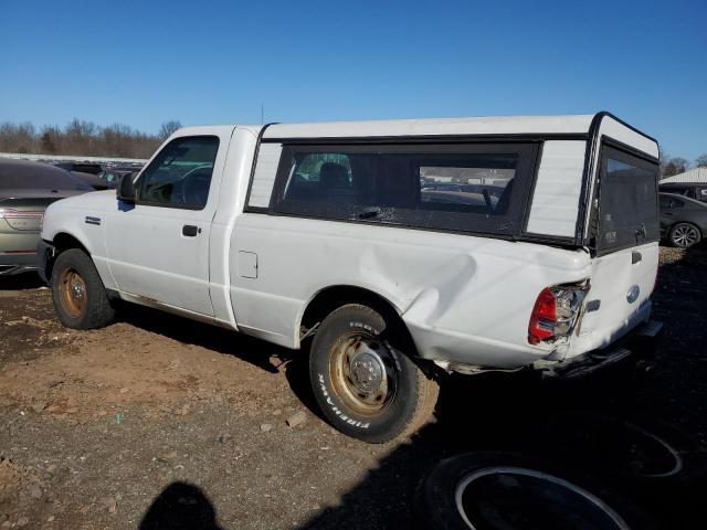 1FTYR10D17PA03766 - 2007 FORD RANGER WHITE photo 2