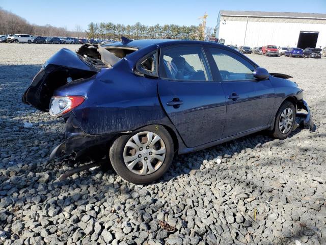 KMHDU4AD5AU885347 - 2010 HYUNDAI ELANTRA BLUE BLUE photo 3