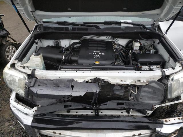 5TFUY5F19EX358624 - 2014 TOYOTA TUNDRA DOUBLE CAB SR/SR5 WHITE photo 11
