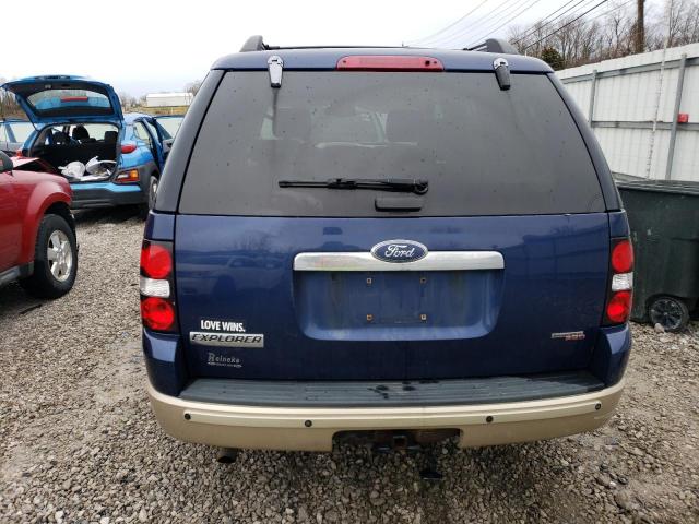 1FMEU74846UA17612 - 2006 FORD EXPLORER EDDIE BAUER BLUE photo 6