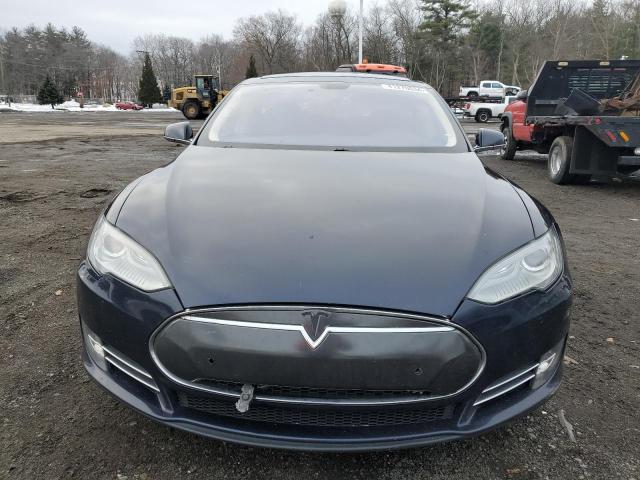 5YJSA1CP7DFP28877 - 2013 TESLA MODEL S BLUE photo 5