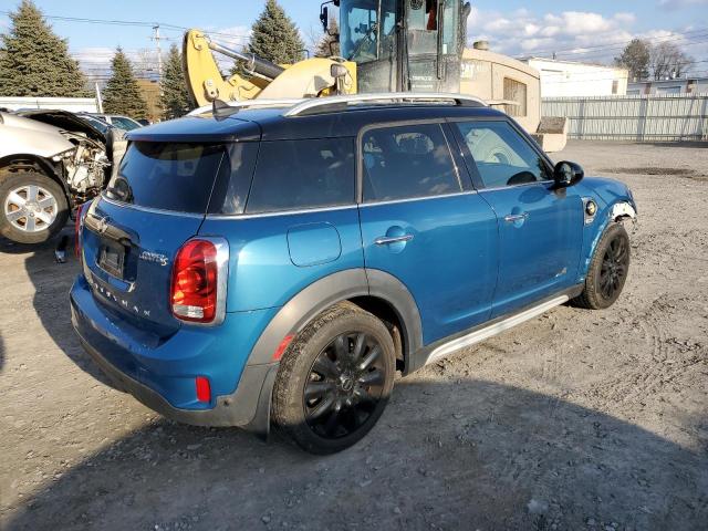 WMZYU7C45J3E56500 - 2018 MINI COOPER S E COUNTRYMAN ALL4 BLUE photo 3