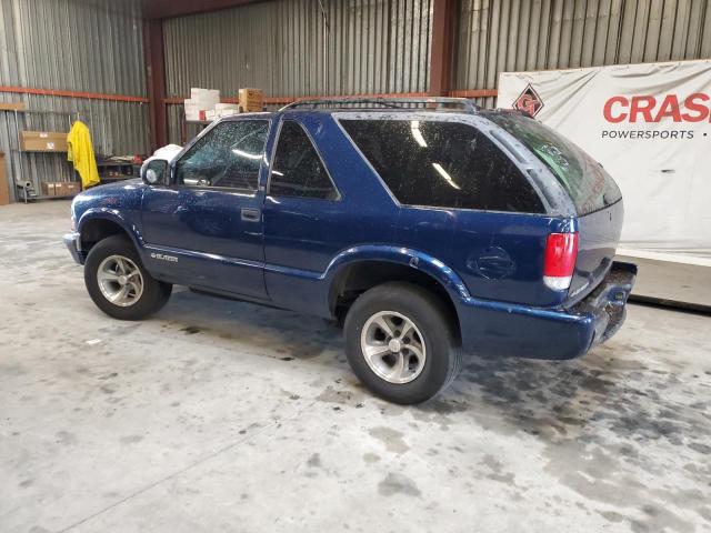 1GNCS18W01K182222 - 2001 CHEVROLET BLAZER BLUE photo 2