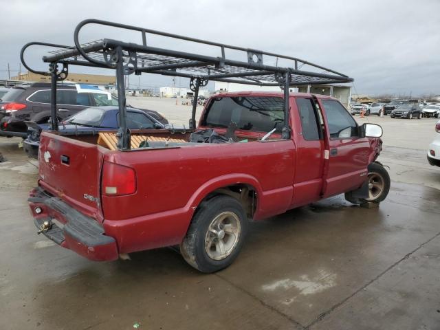 1GCCS195328230017 - 2002 CHEVROLET S TRUCK S10 BURGUNDY photo 3