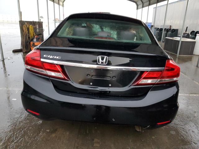 19XFB2F56DE247975 - 2013 HONDA CIVIC LX BLACK photo 6