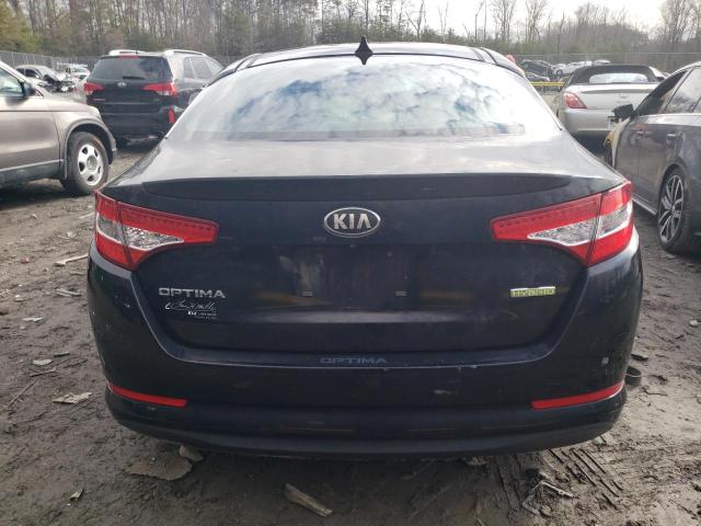 KNAGM4AD3C5020775 - 2012 KIA OPTIMA HYBRID BLACK photo 6