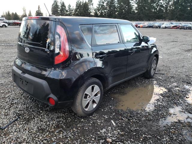 KNDJN2A2XE7715206 - 2014 KIA SOUL BLACK photo 3