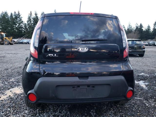 KNDJN2A2XE7715206 - 2014 KIA SOUL BLACK photo 6