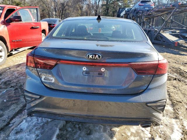 3KPF24AD1ME299802 - 2021 KIA FORTE FE GRAY photo 6