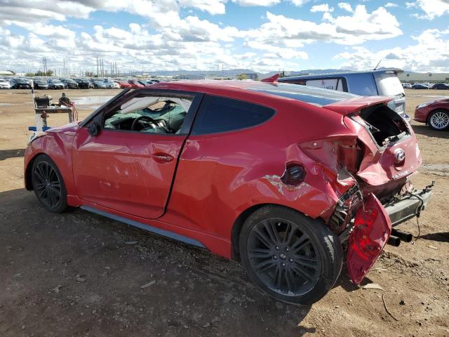 KMHTC6AE4GU285205 - 2016 HYUNDAI VELOSTER TURBO RED photo 2