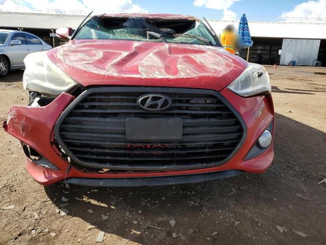 KMHTC6AE4GU285205 - 2016 HYUNDAI VELOSTER TURBO RED photo 5