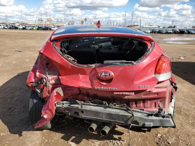 KMHTC6AE4GU285205 - 2016 HYUNDAI VELOSTER TURBO RED photo 6