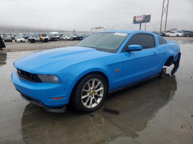 1ZVBP8CH8A5119307 - 2010 FORD MUSTANG GT BLUE photo 1