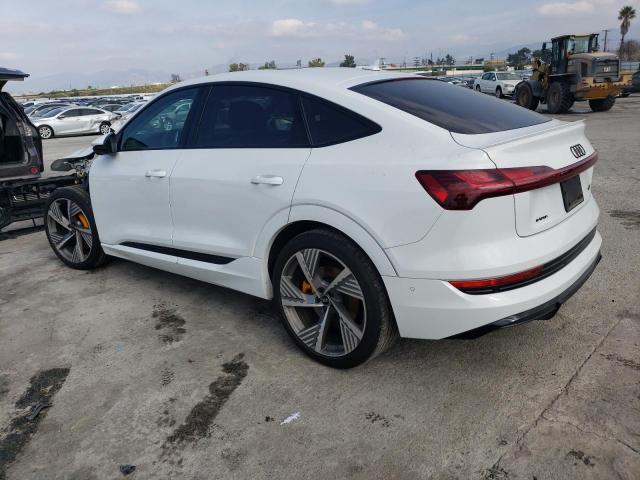 WA13AAGE1NB038473 - 2022 AUDI E-TRON SPORTBACK PRESTIGE WHITE photo 2