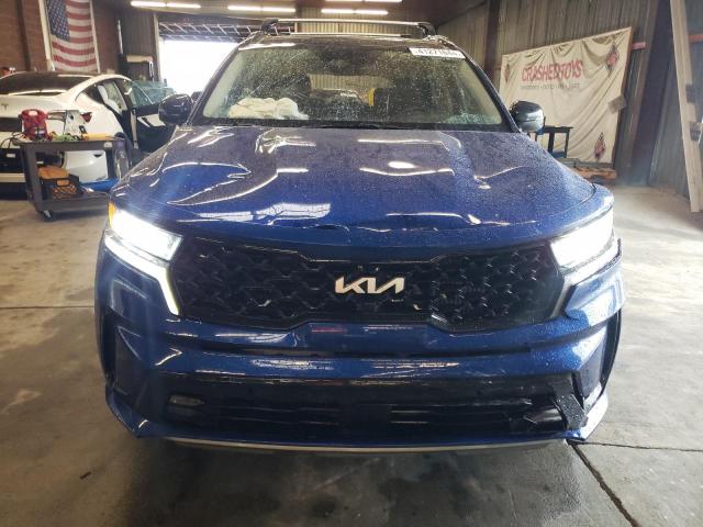 5XYRK4LFXNG129082 - 2022 KIA SORENTO SX BLUE photo 5