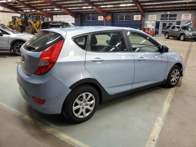 KMHCT5AE5CU015386 - 2012 HYUNDAI ACCENT GLS BLUE photo 3