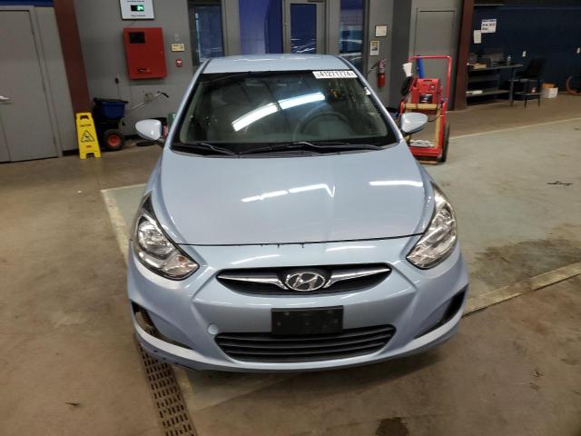 KMHCT5AE5CU015386 - 2012 HYUNDAI ACCENT GLS BLUE photo 5