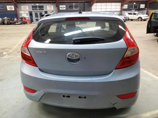 KMHCT5AE5CU015386 - 2012 HYUNDAI ACCENT GLS BLUE photo 6