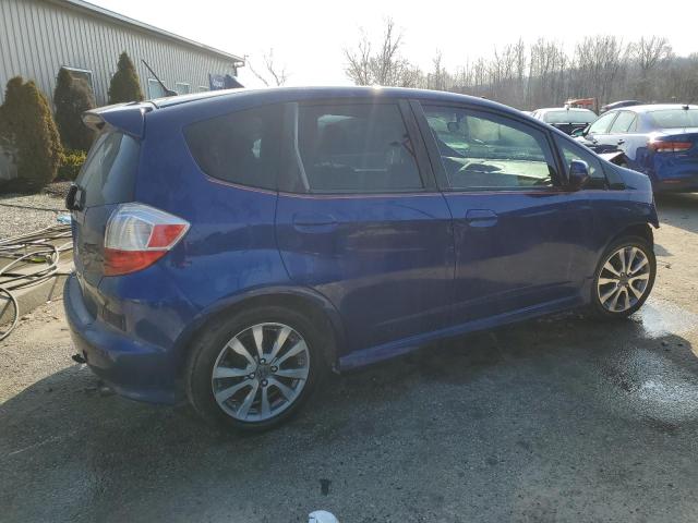 JHMGE8H52DC033485 - 2013 HONDA FIT SPORT BLUE photo 3