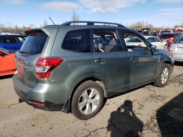 JF2SJAHC9EH503014 - 2014 SUBARU FORESTER 2.5I LIMITED GREEN photo 3