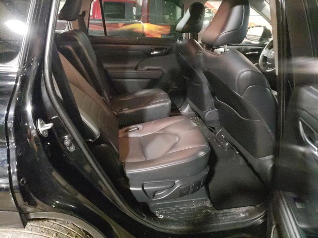 5TDGZRBH2LS502893 - 2020 TOYOTA HIGHLANDER XLE BLACK photo 10